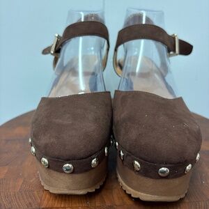 Wonderly Jolene Women's Platform Chocolate Size 9